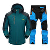 Oliver® patchwork waterdichte comfortabele met revers rits ski jas