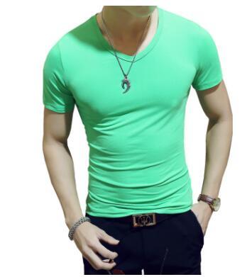 James Heren Witte T-shirts met V-hals - Korte Mouw