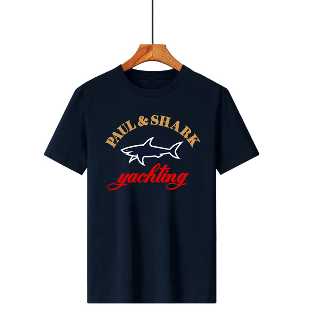 James - Designer Print Heren Zomer T-shirt - Zacht Katoen - Effen Kleur - Luxe Zomerse Casual Streetwear Top