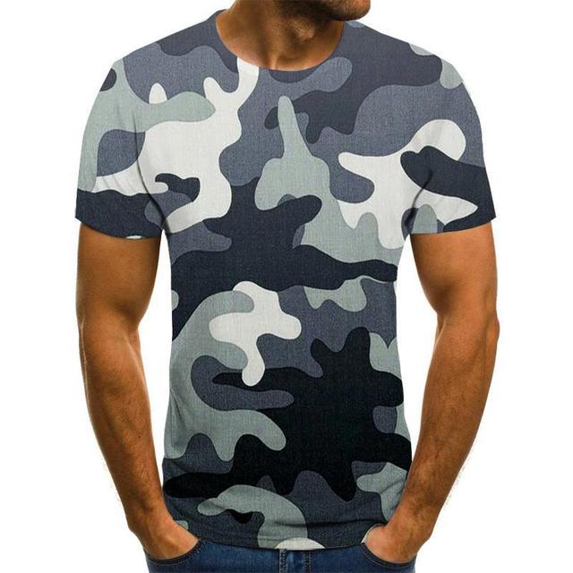 James Marine Corps Camouflage Vintage Heren Sport T-shirts