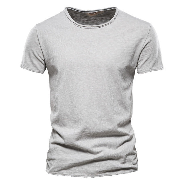 James Marineblauw Katoenen T-shirt voor Heren Casual Zacht Zomer T-shirt