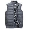 Oliver® gebreid patchwork zwart heren vest