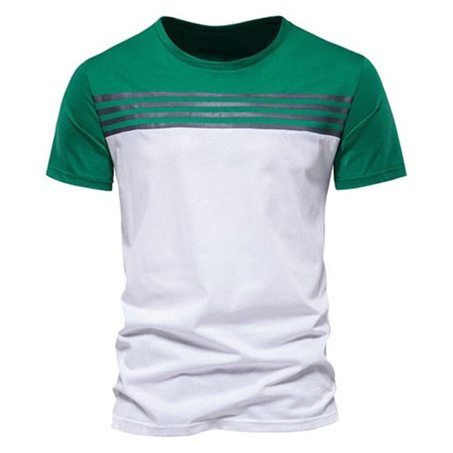 James Uniek heren t-shirt met trendy logo bedrukking