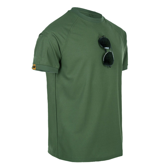 James Sneldrogende Leger T-shirts voor Heren - Aangepaste Print Militair T-shirt