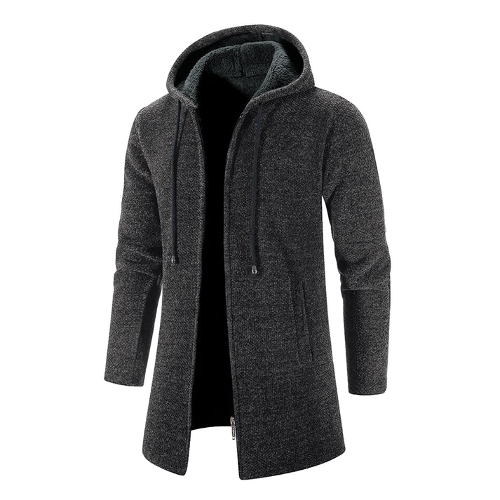 Oliver® - Halflange wollen jas met capuchon voor de winter