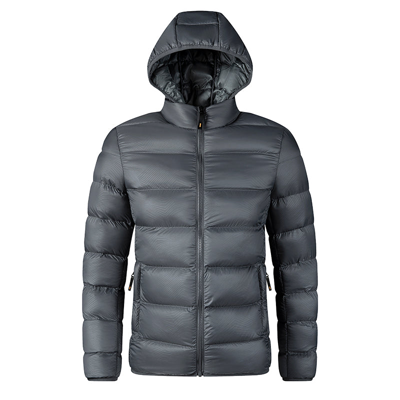 Oliver® winddichte met rits zwarte heren puffer Jas