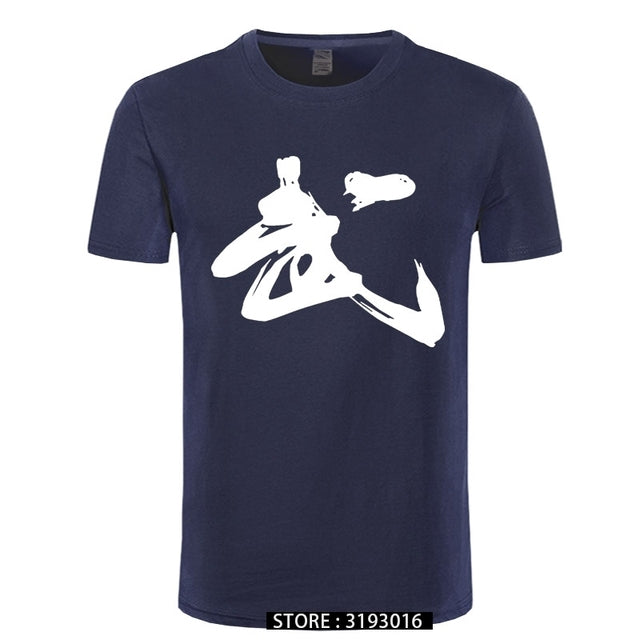 James Nieuw Chinees Kalligrafie Martiaal Woord Heren T-shirt - Shaolin Kung Fu Cultuur Print
