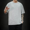James Nieuw Zomert-shirt Heren 2022 - Oversized Casual Katoenen Top