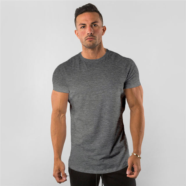 James Nieuwe Stijlvolle Fitness Heren T-shirt Korte Mouw