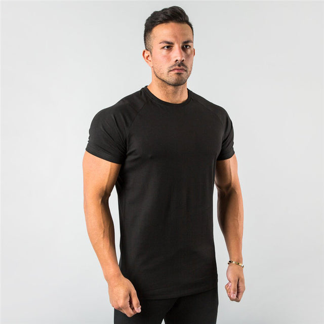James Nieuwe Stijlvolle Fitness Heren T-shirt Korte Mouw