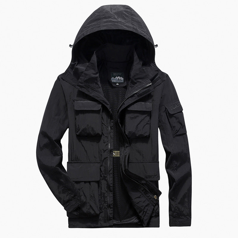 Tommy™ militaire stijl waterdicht met rits parka winterjas