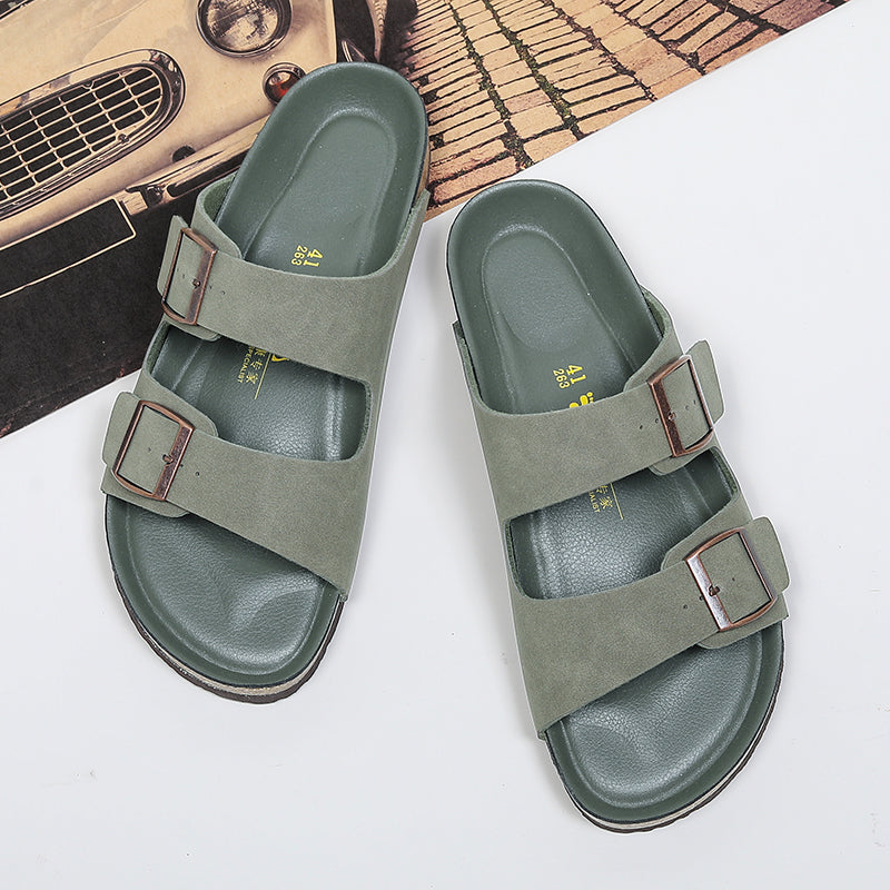 Hudson™ grijs letter print comfortabel sandalen herren