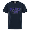 James Parijs 1997 Straat Stad Letter Heren T-shirt - Luxe Designer Tee