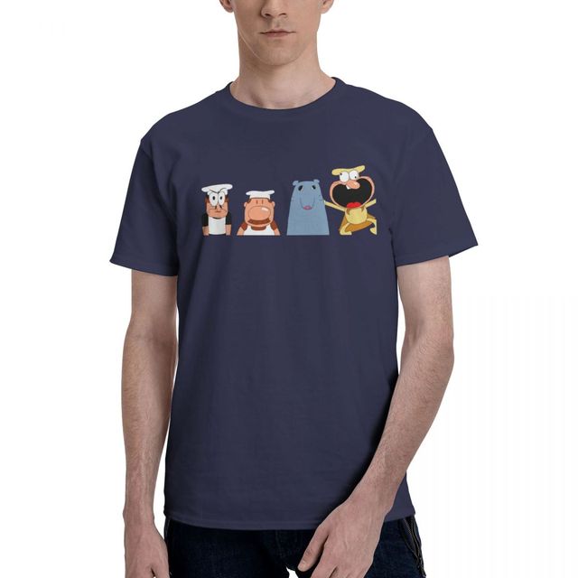 James Pizza Tower Game Katoenen T-shirt - Uniek Geschenkidee