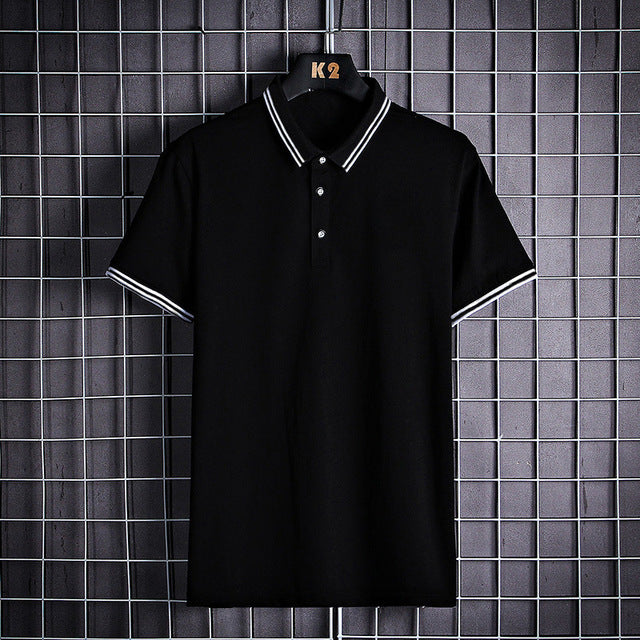 James Polo voor Mannen met Camouflage Print en Kraagje - Wit