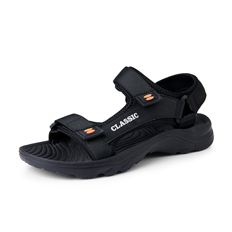 James™ zwarte lichtgewicht comfortabele outdoor sandalen