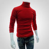 Oliver® slanke rode gebreide trui met hoge hals