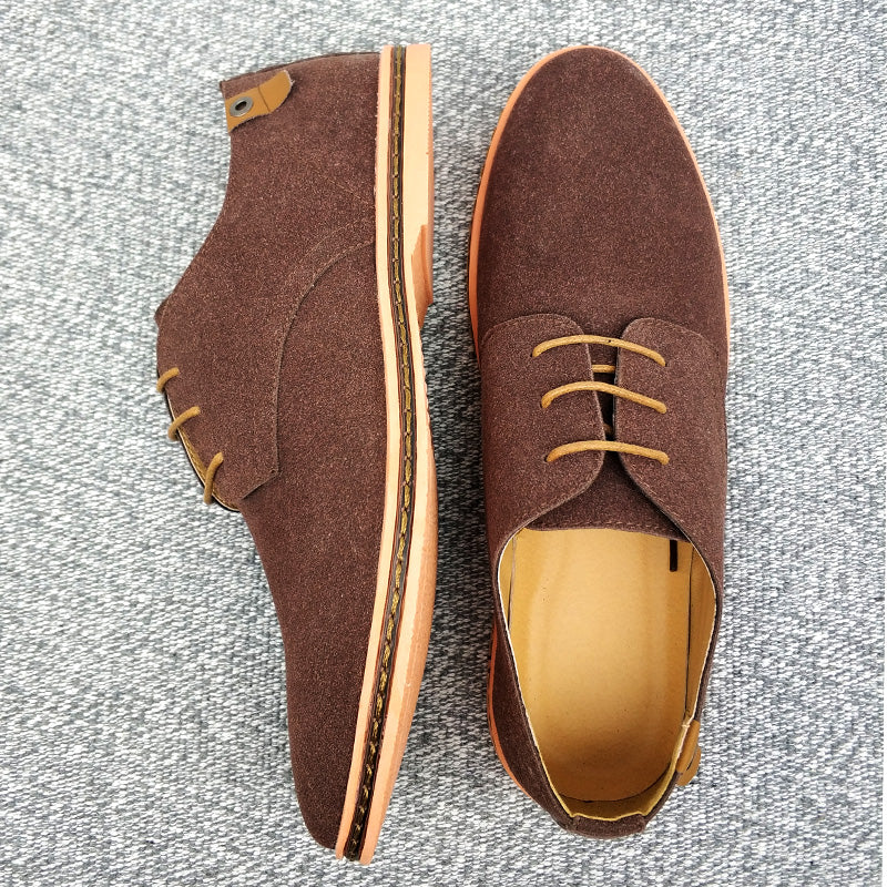 Oliver® Heren veterschoenen Lente suede Oxford