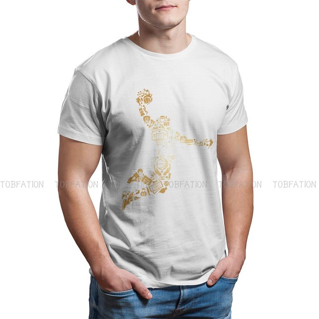 James SLAMDUNK Basketbal Humor T-shirt - Casual Nieuw Ontwerp Heren T-shirt