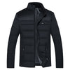 Oliver® bontgevoerde blauwe waterdichte winterjas