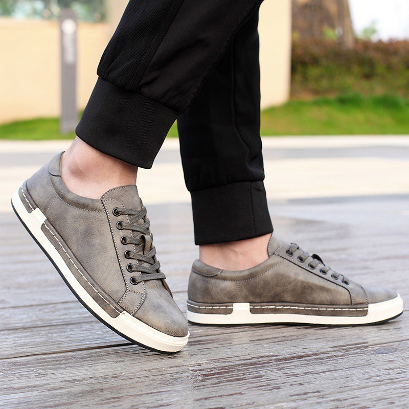 Oliver® Heren veterschoenen Mode Sneakers Zwart Wit