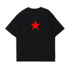 James Modieuze Oversized Ster Print T-shirt - Harajuku Heren Shirt