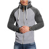 Oliver® sport stijl wollen met rits heren hoodie