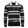 Oliver® - Zip-up polo longsleeve