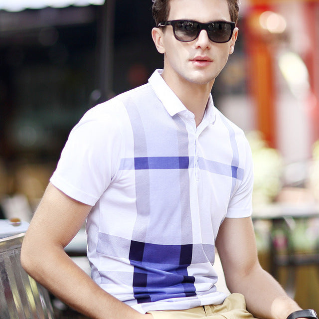 James Moderne Heren Polo: Ademend Materiaal, Strakke en Sportieve Stijl
