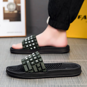 James™ toetsenbord stijl zachte mannen badslippers