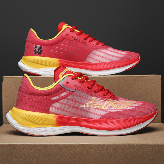 Hudson™ Ultralichte Hardloopschoenen met Carbonplaat: Ademend Mesh, Demping voor Atletische Training