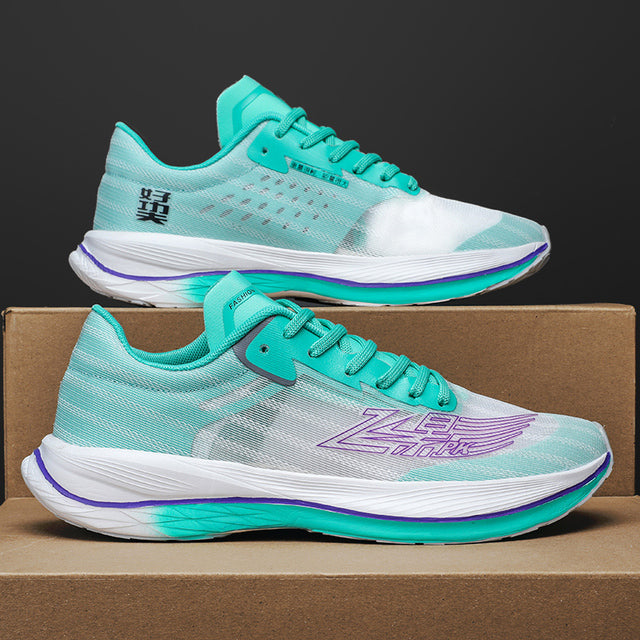 Hudson™ Ultralichte Hardloopschoenen met Carbonplaat: Ademend Mesh, Demping voor Atletische Training