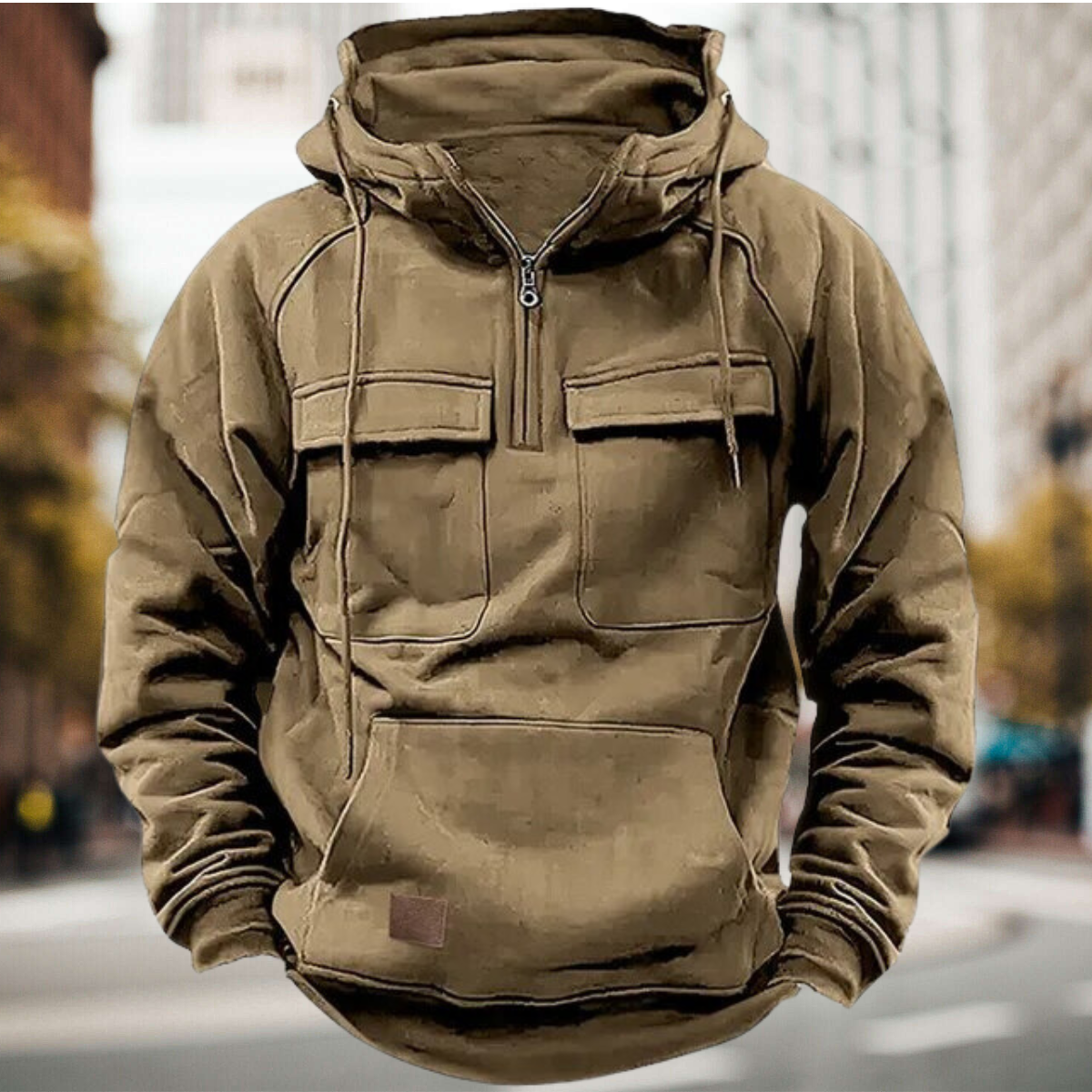 Oliver® - Comfortabele hoodie met rits & zakken