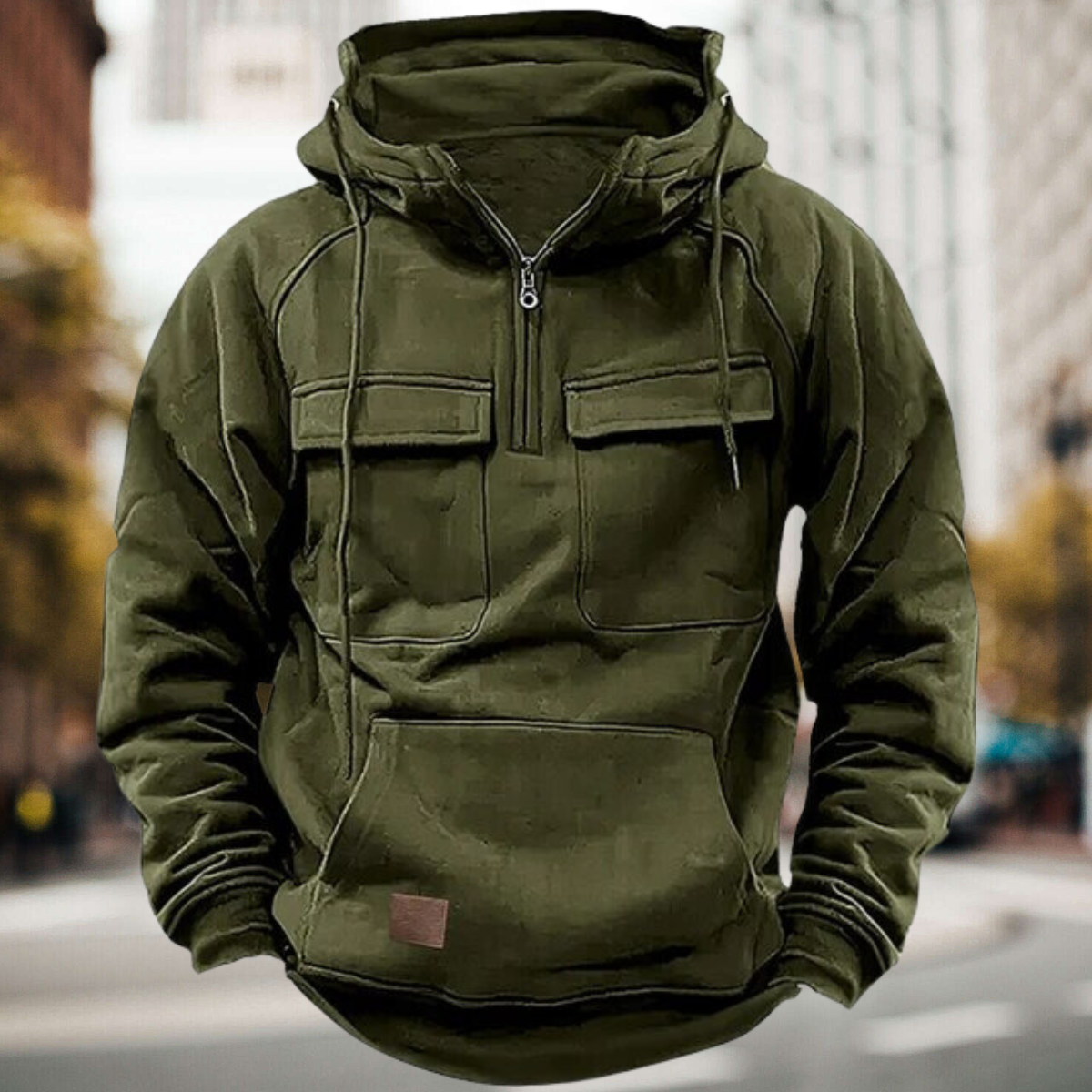 Oliver® - Comfortabele hoodie met rits & zakken