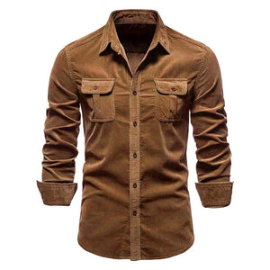 James™ Corduroy Heren Overhemd