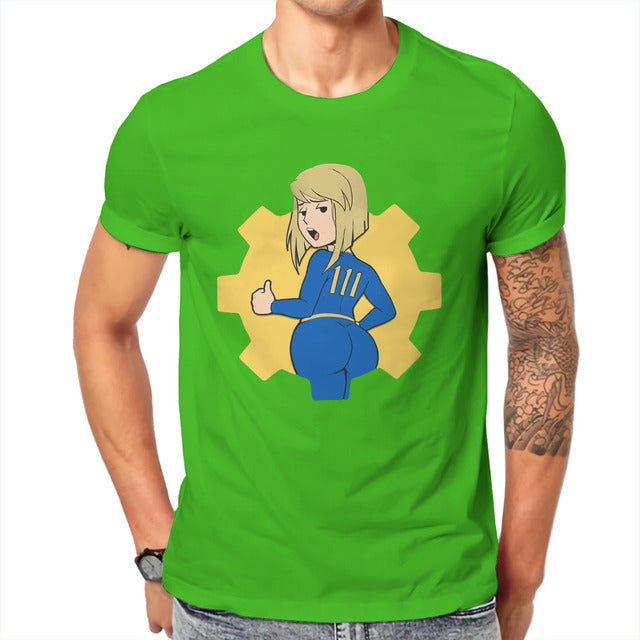 James Vault Girl Fallout Bewoner T-shirt - Casual Mannen T-shirt