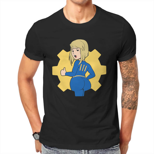 James Vault Girl Fallout Bewoner T-shirt - Casual Mannen T-shirt
