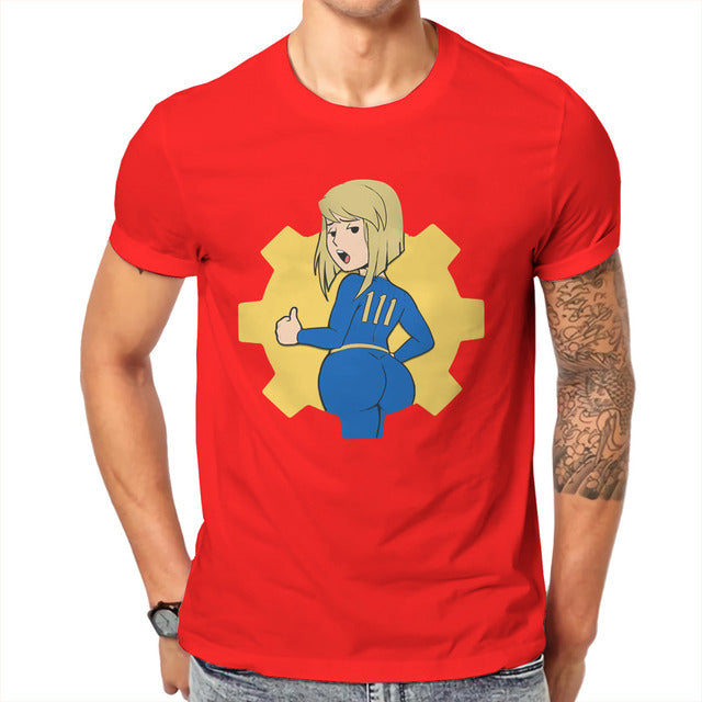 James Vault Girl Fallout Bewoner T-shirt - Casual Mannen T-shirt