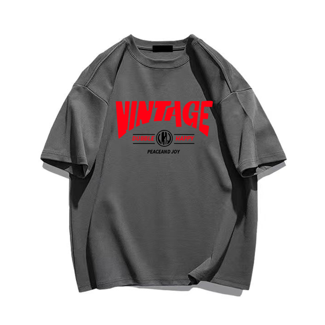 James Vintage Zomer Print T-shirt - Oversized Grafische Unisex Tops