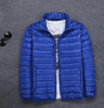 Oliver® business stijl lichtgewicht blauwe Heren Puffer Jas