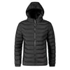 Oliver® winddichte met rits zwarte heren puffer Jas