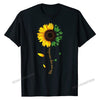 James Weed Zonnebloem Grappig Tee - Ontwerper Katoenen Klassiek T-shirt