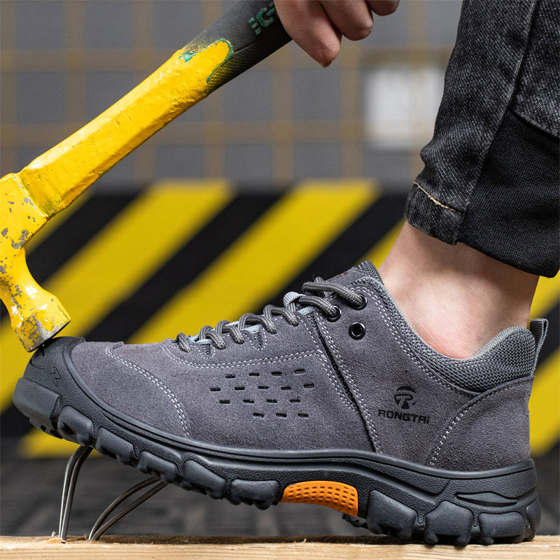 WorkMan™ Hoge veiligheidsschoenen met bruine stalen neus