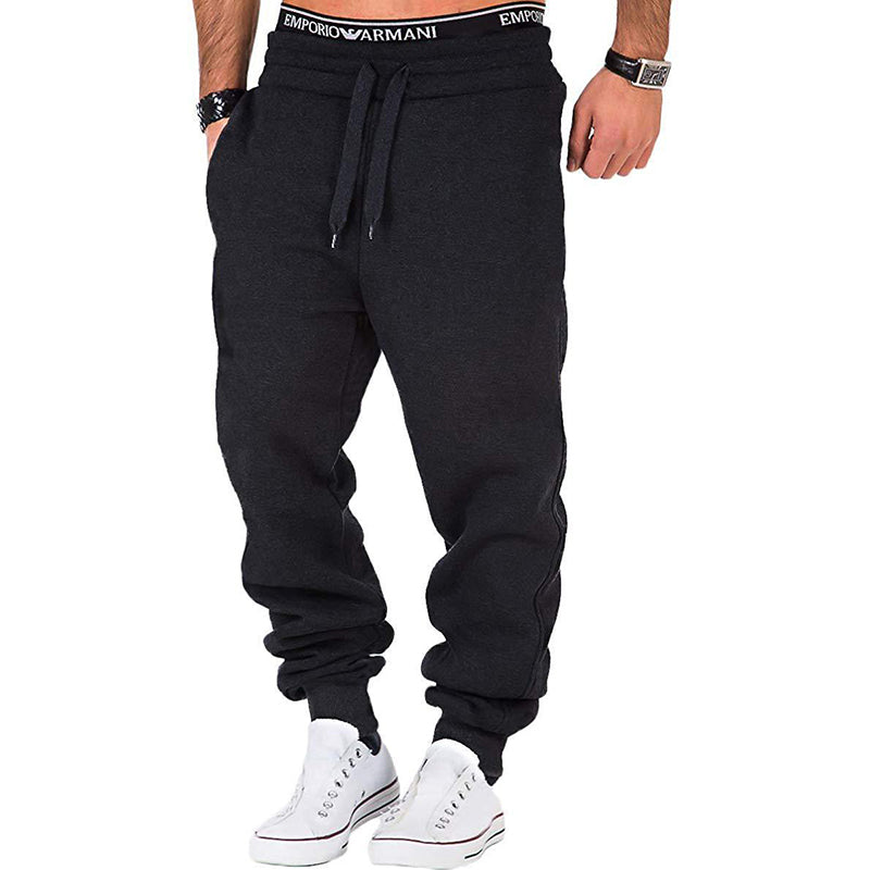 James™ wollen sportstijl met fleece heren joggingbroek