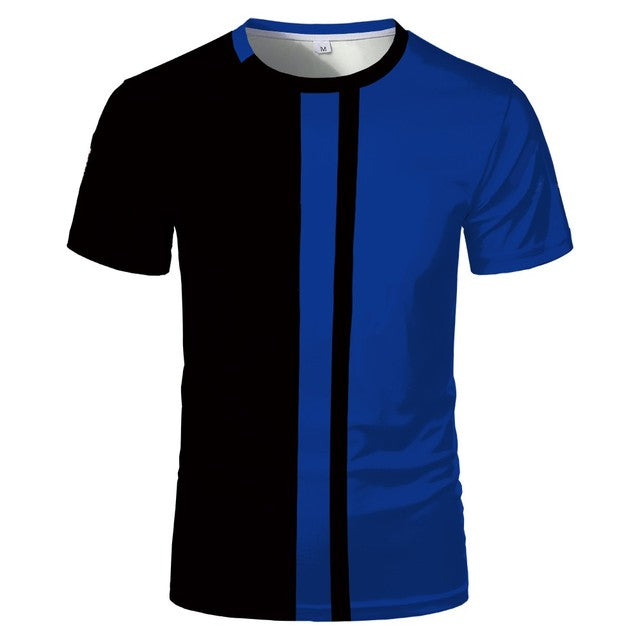 James Summer heren zomer T-shirt met dun gedeelte, ronde hals en korte mouwen