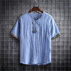 Afbeelding laden in Galerijviewer, James Zomerse heren katoenen T-shirt - Ultradun, effen kleur, Koreaanse stijl