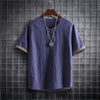 James Zomerse heren katoenen T-shirt - Ultradun, effen kleur, Koreaanse stijl