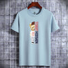 Afbeelding laden in Galerijviewer, James - Zomer Heren T-shirt - Casual Tee - Eenvoudige Beerprint T-shirt - Katoenen Oversized T-shirt - O-hals - Korte Mouw - Mannelijke Top