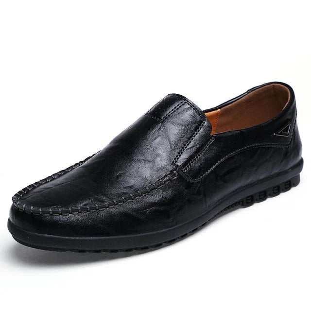 Hudson™ Moccasins stijl zwart flexibele Heren leren schoenen