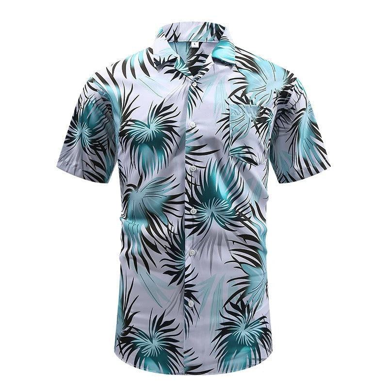 Amigo™ Hawai overhemd met cubaanse kraag in strandstijl